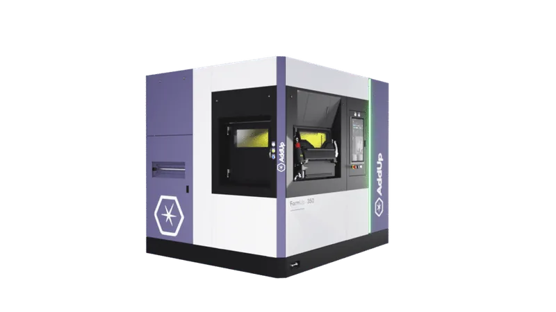 AddUp FormUp 350 laser powder bed fusion printer